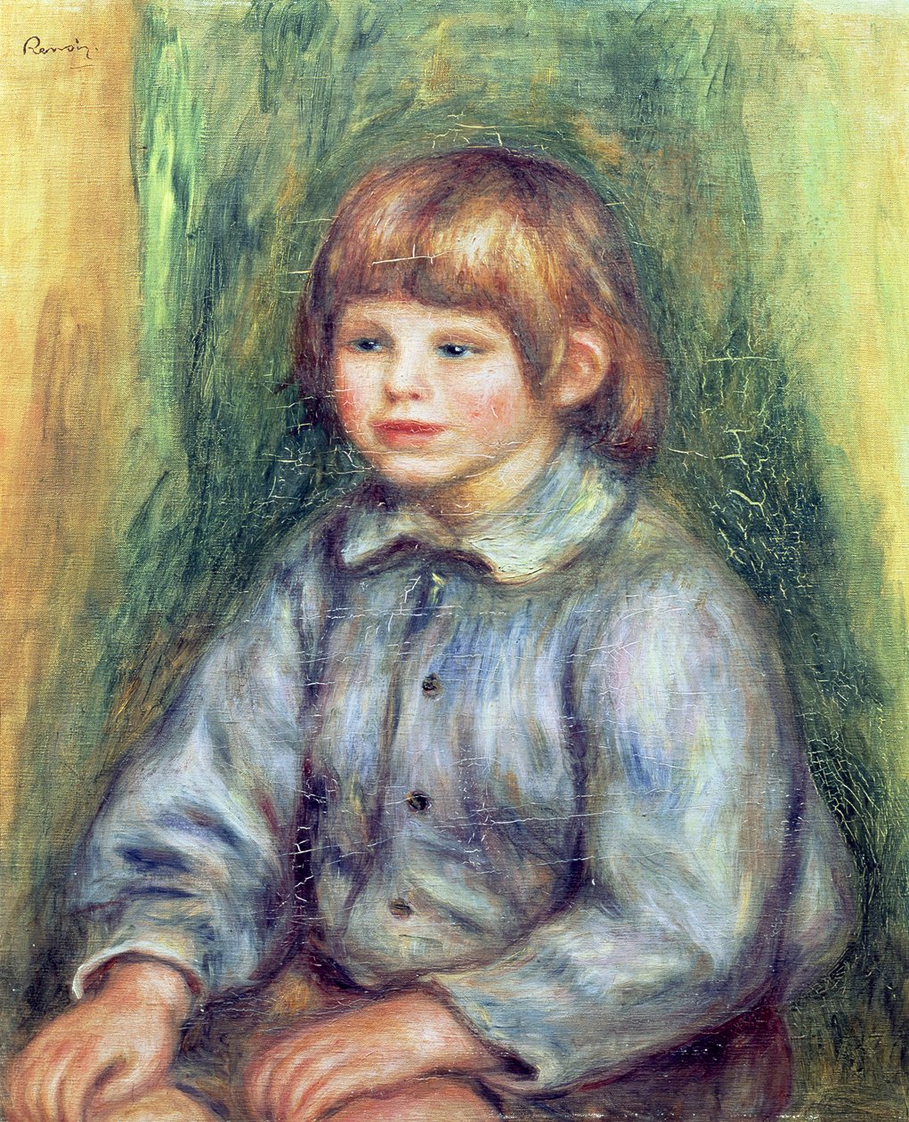 Portrait assis de Claude Renoir (1901-81) 1905-08 - Pierre Auguste Renoir