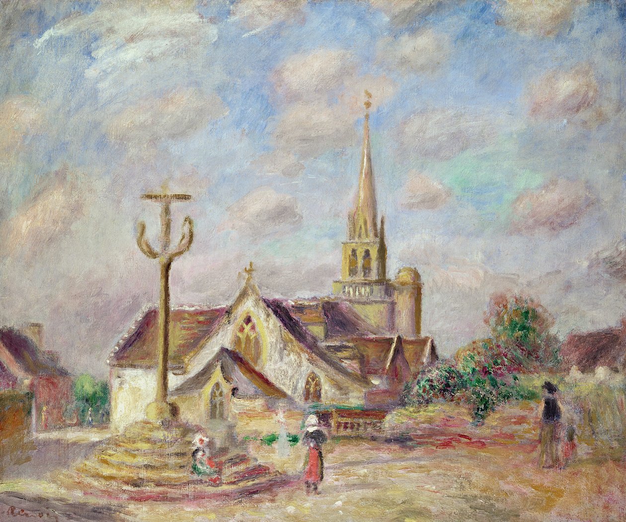 Le Calvaire à Pont Aven, c.1892 - Pierre Auguste Renoir
