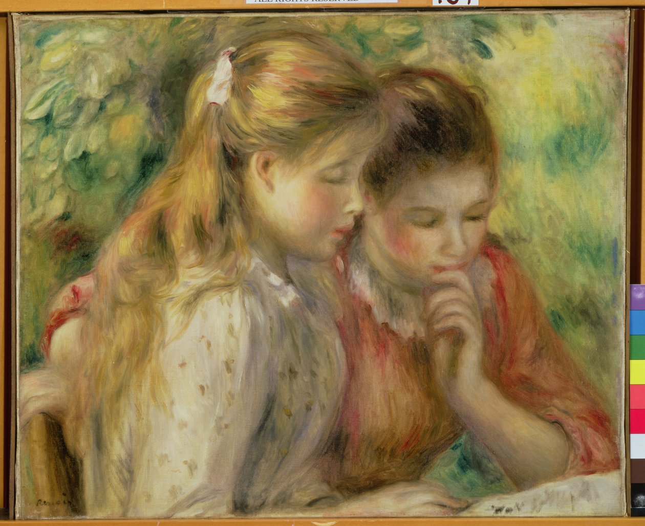Deux filles lisant, c.1892 - Pierre Auguste Renoir