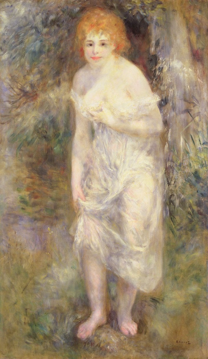 Femme au printemps, c.1874 - Pierre Auguste Renoir