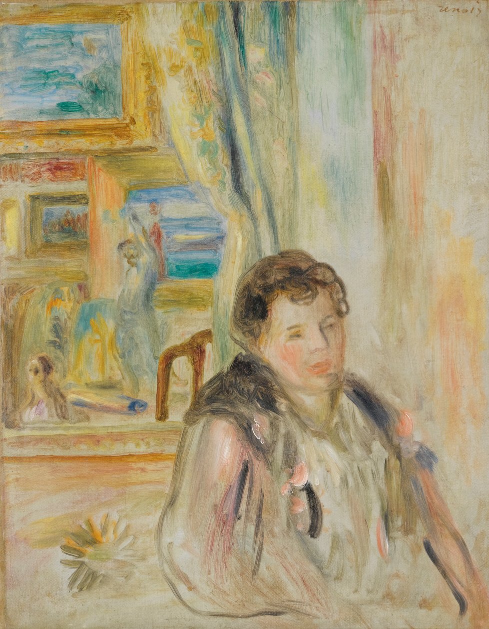 Femme dans un intérieur - Pierre Auguste Renoir