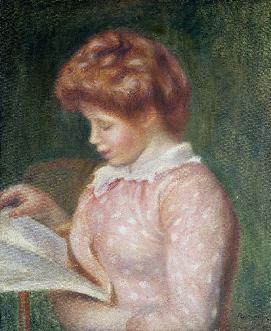 Jeune fille lisant - Pierre-Auguste Renoir