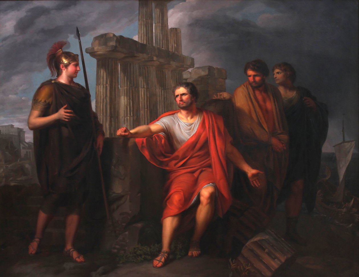 Marius assis sur les ruines de Carthage - Pierre Joseph François