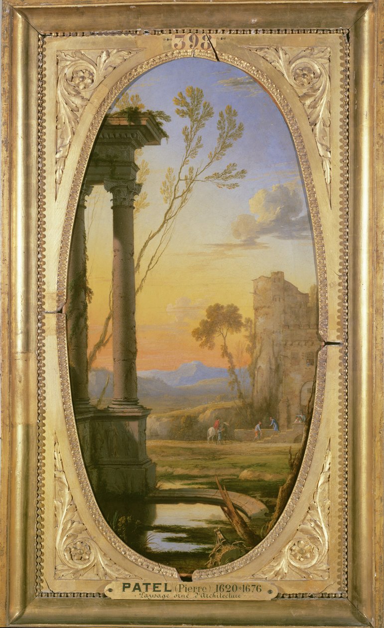 Paysage Composé, le Voyageur - Pierre Patel