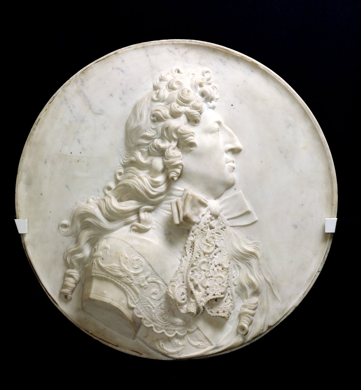 Médaillon portrait de Louis XIV (1638-1715) vers 1685 - Pierre Puget