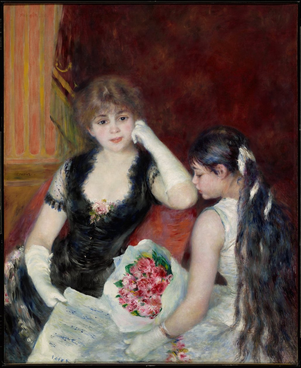 Une loge au théâtre (au concert) - Pierre-Auguste Renoir