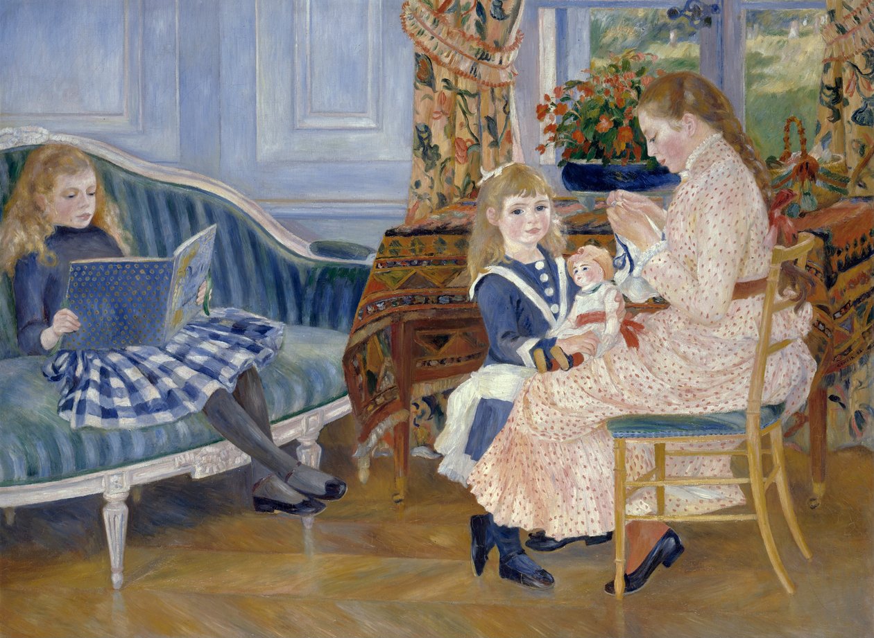 Après-midi des enfants à Wargemont - Pierre-Auguste Renoir
