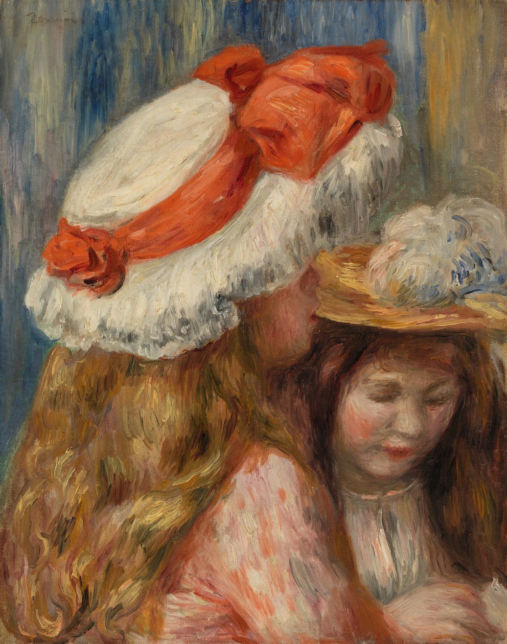 Jeunes filles aux chapeaux - Pierre-Auguste Renoir
