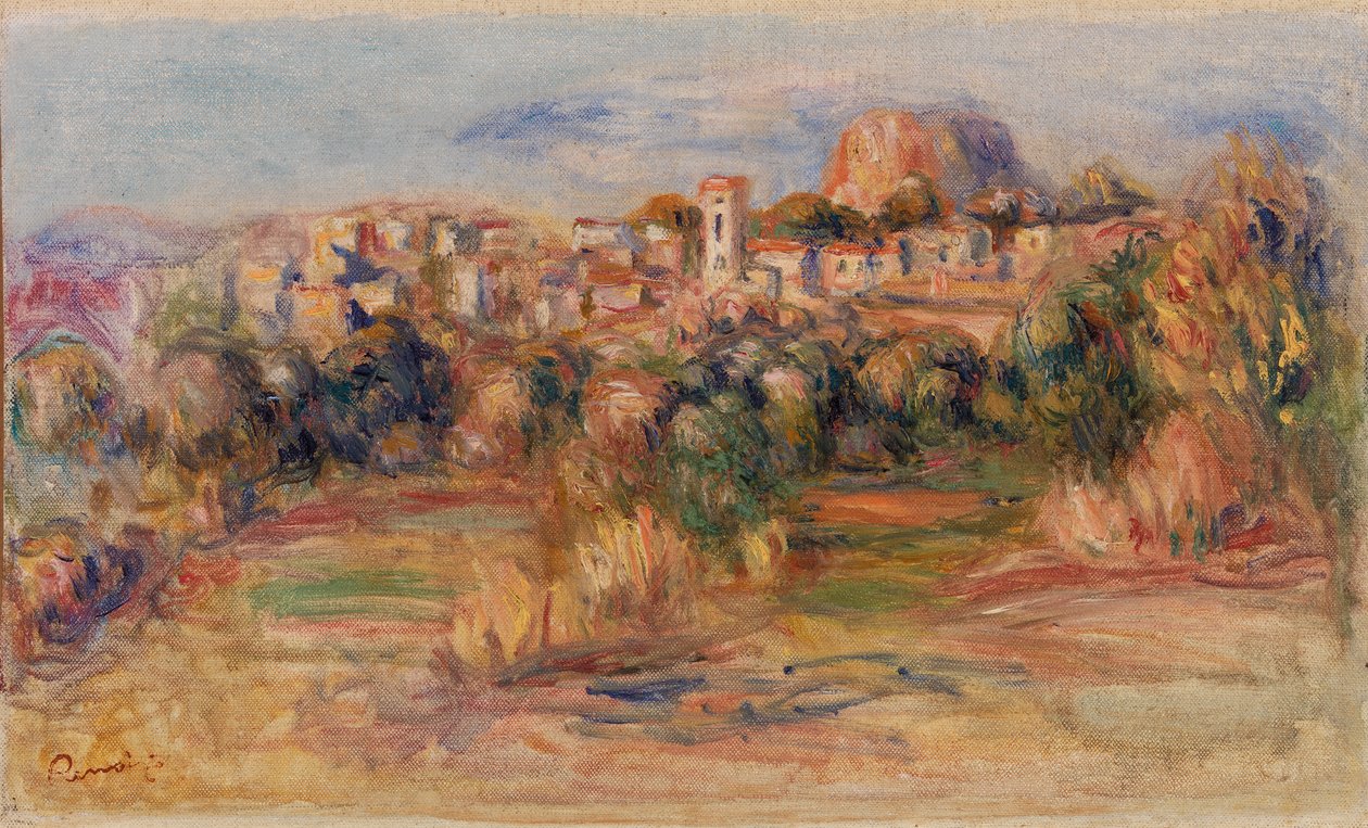 Paysage, La Gaude - Pierre-Auguste Renoir