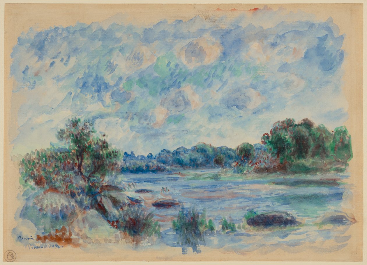 Paysage à Pont-Aven - Pierre-Auguste Renoir