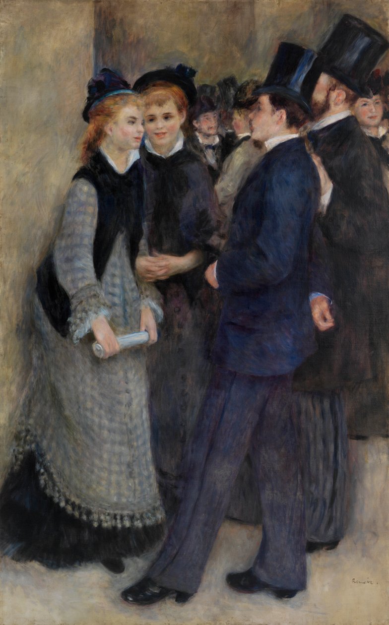 La Sortie du conservatoire - Pierre-Auguste Renoir