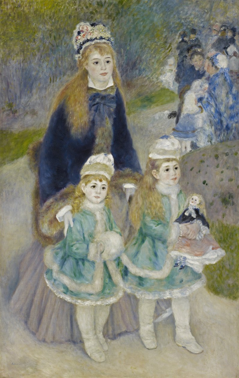 Une mère et ses enfants (La Promenade) - Pierre-Auguste Renoir