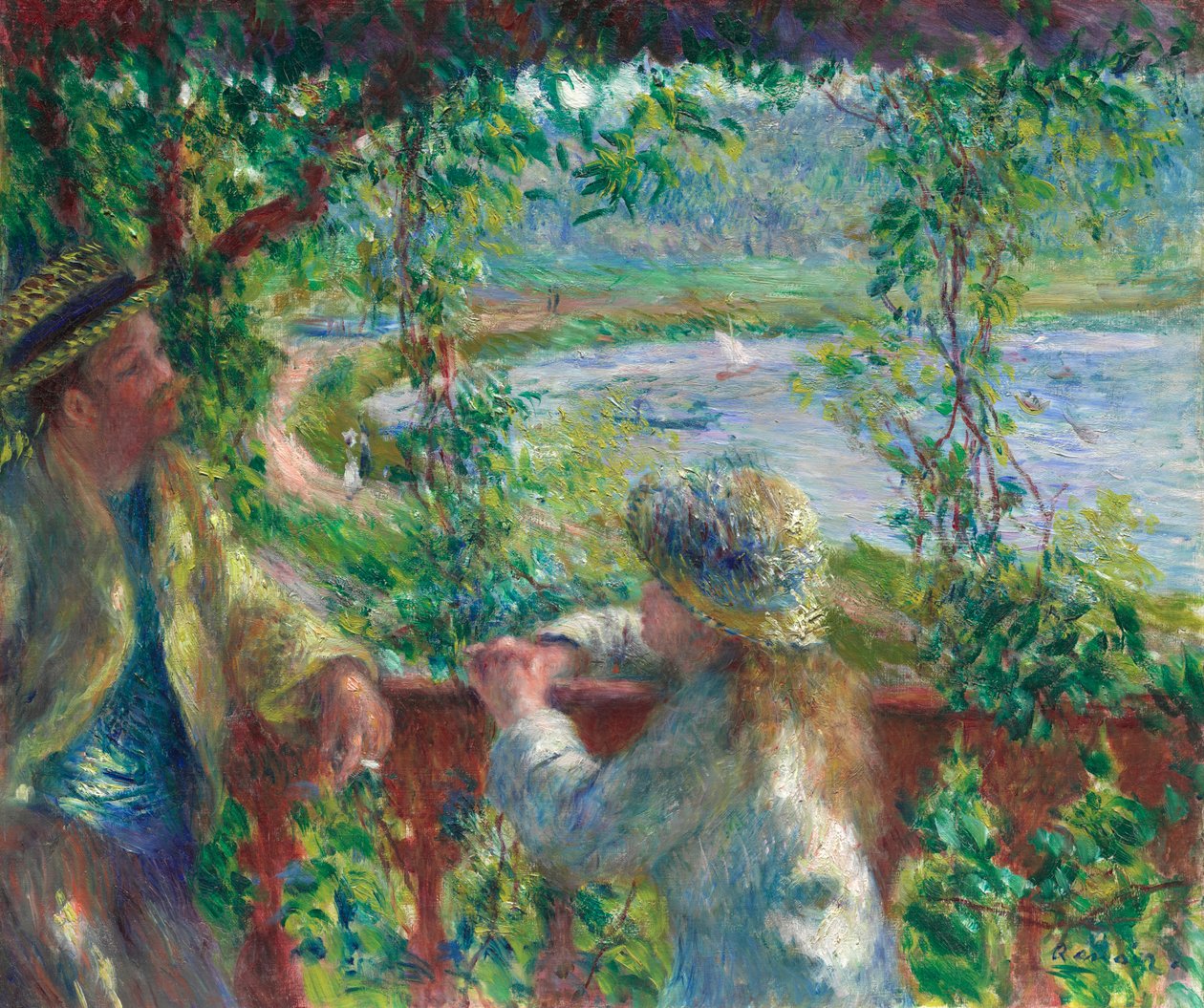 Près du lac - Pierre-Auguste Renoir
