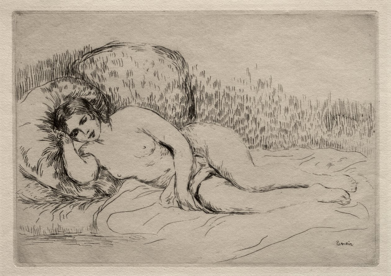 Femme nue couchée - Pierre-Auguste Renoir