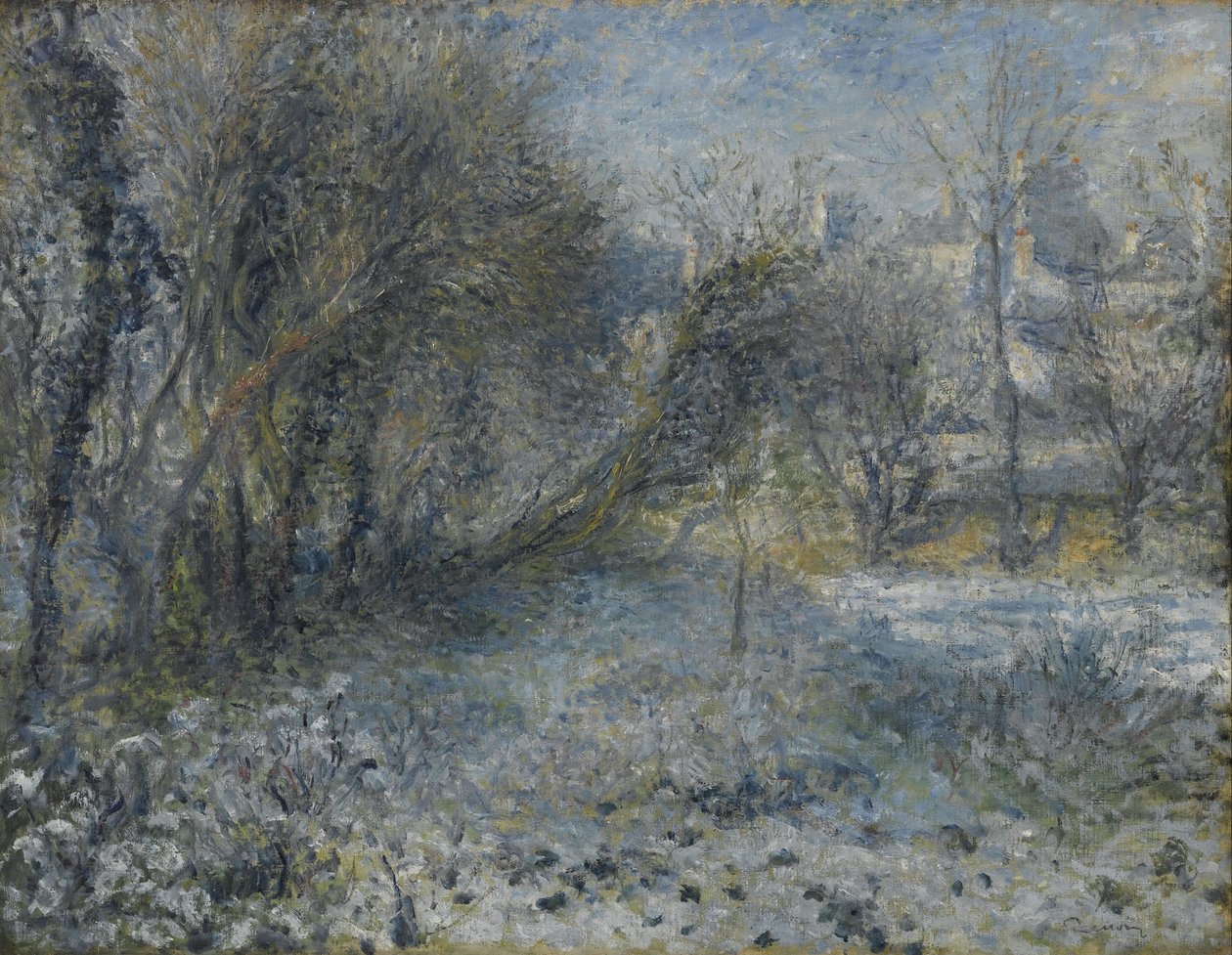Paysage de neige - Pierre-Auguste Renoir