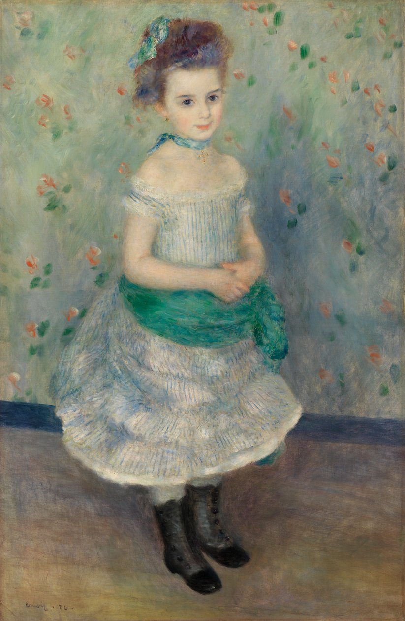 Portrait de Mlle. J. - Pierre-Auguste Renoir