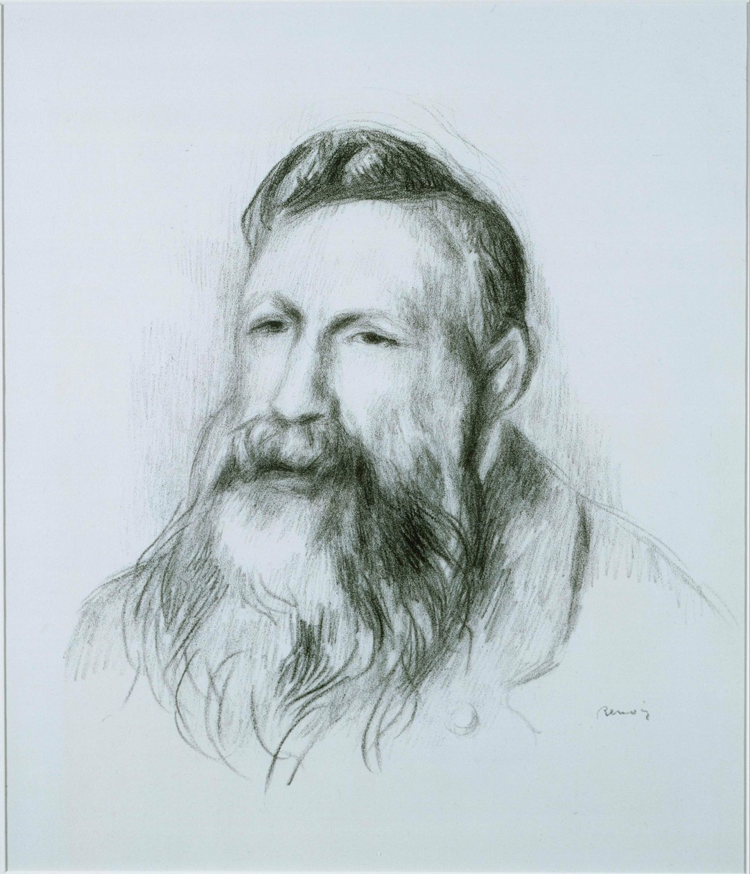 Portrait de Rodin - Pierre-Auguste Renoir