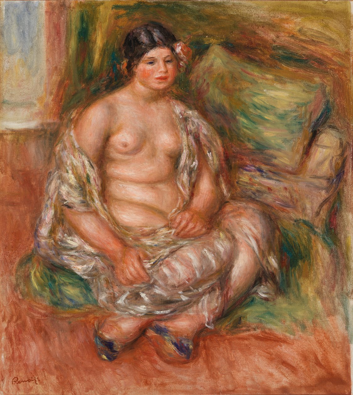 Odalisque assise - Pierre-Auguste Renoir