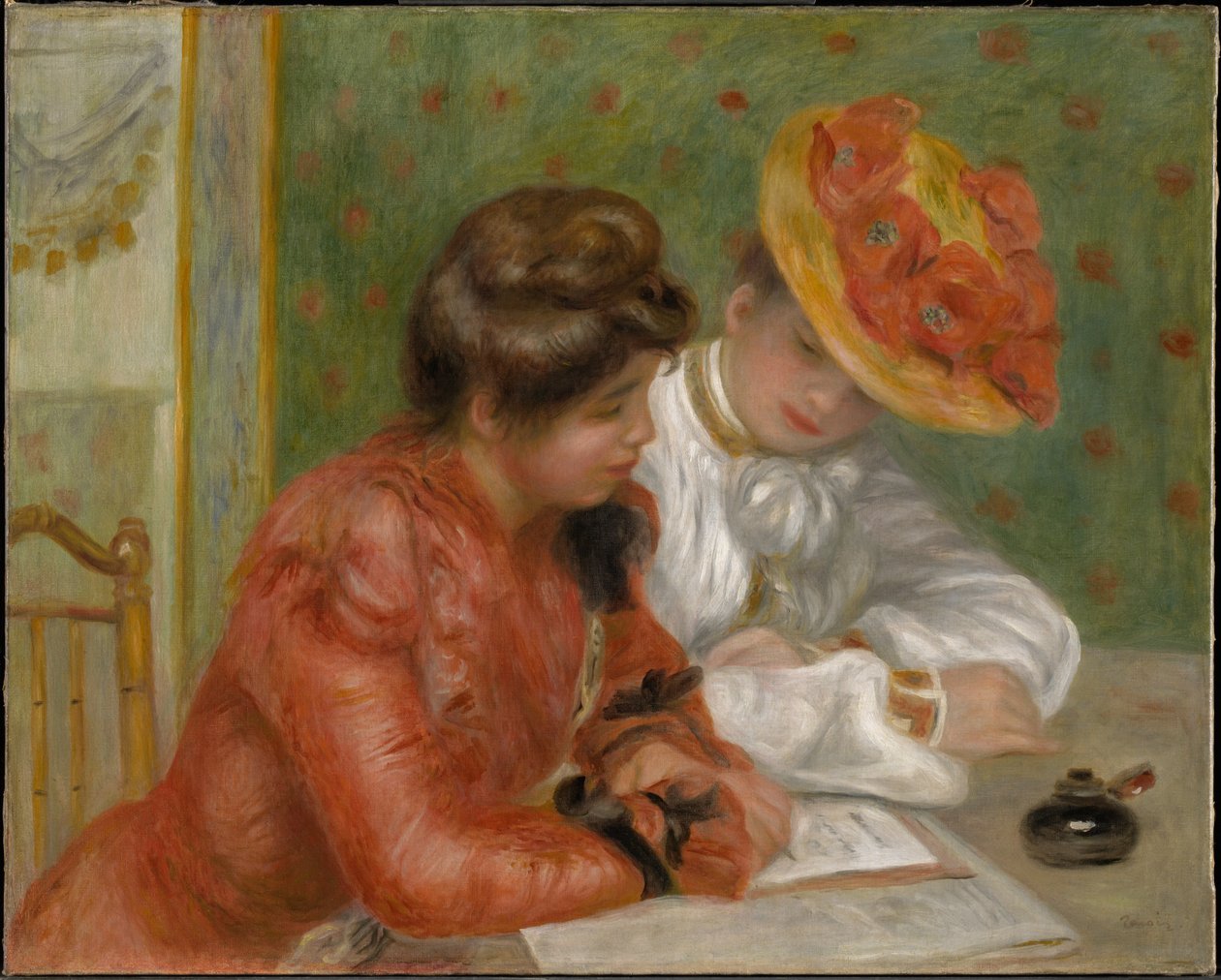 La lettre - Pierre-Auguste Renoir