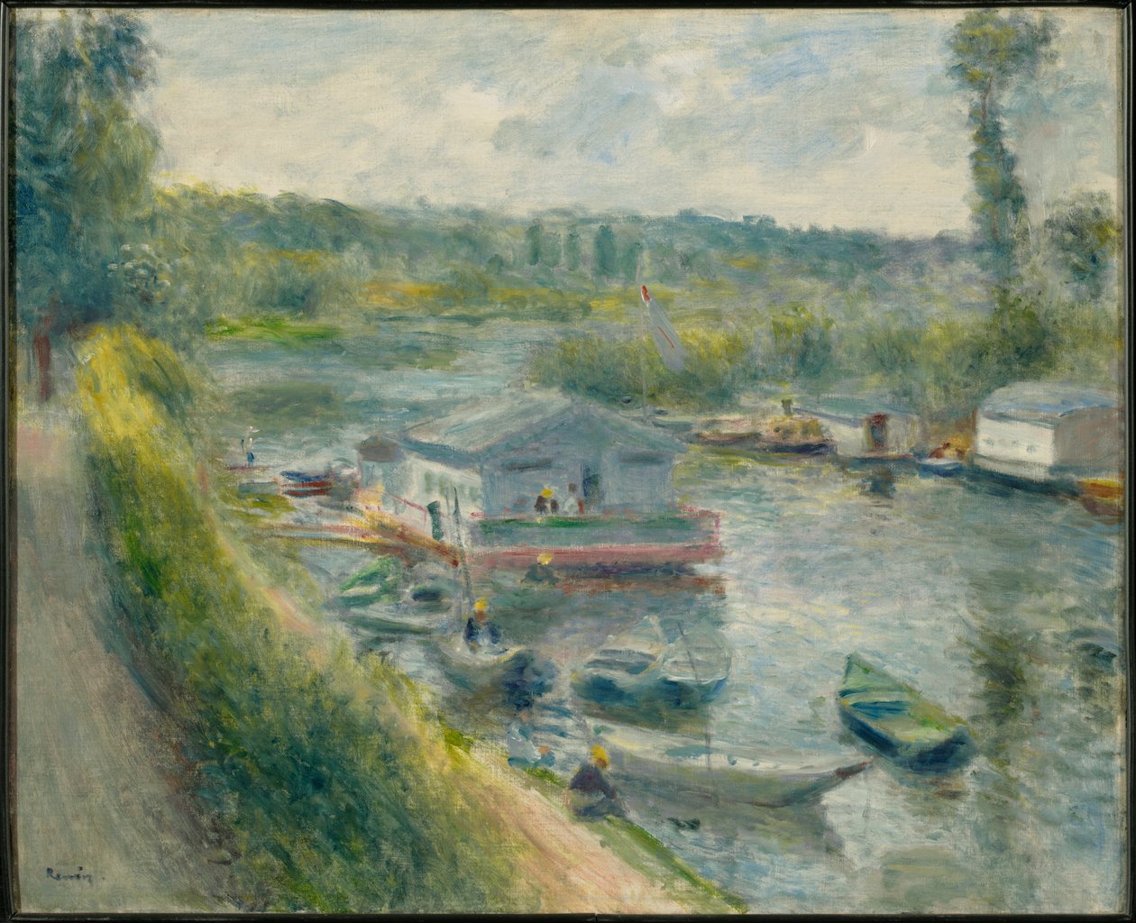 Bateau-lavoir à Bas-Meudon - Pierre-Auguste Renoir