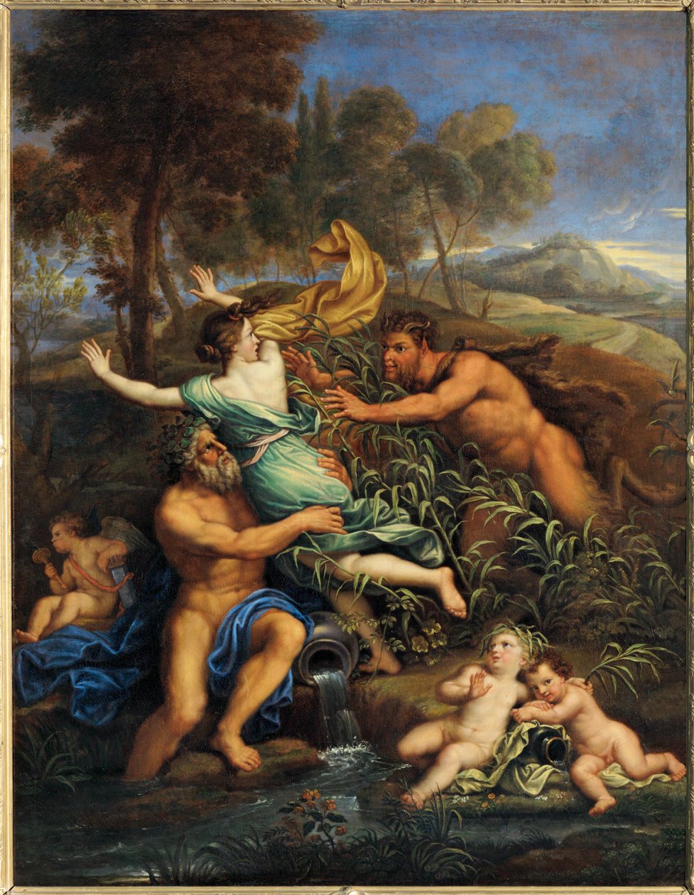 Pan et Syrinx, avant 1690 ... - Pierre (follower of) Mignard