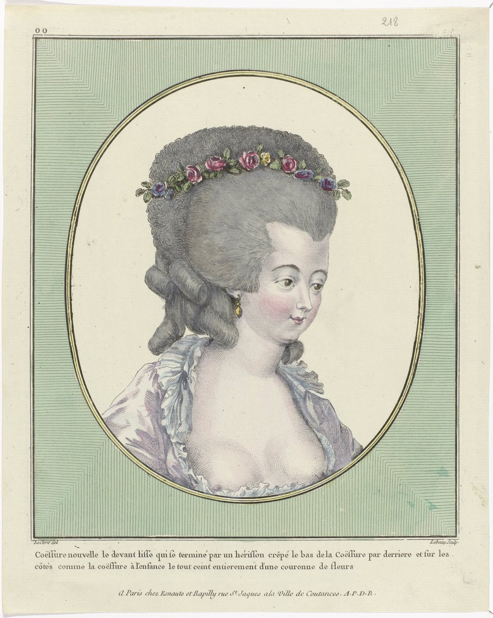 Coiffures, Poufs, Chapeaux et Bonnets: Onze Coiffures et Coiffes - Pierre Adrien Le Beau