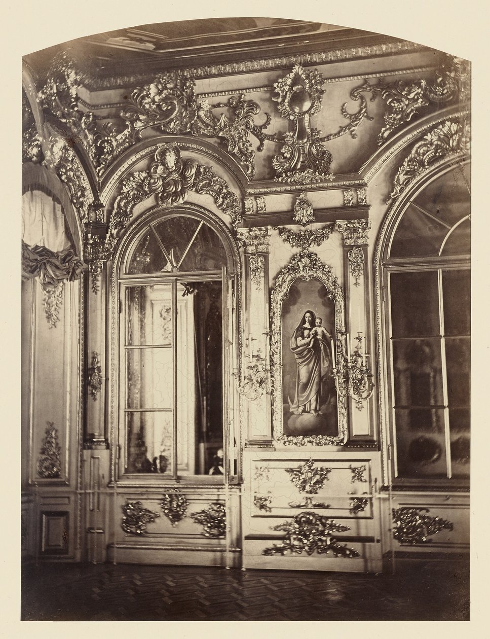 Palais de Tsarskoe-Selo, Tribune Imperiale de la Chapelle - Pierre Ambrose Richebourg
