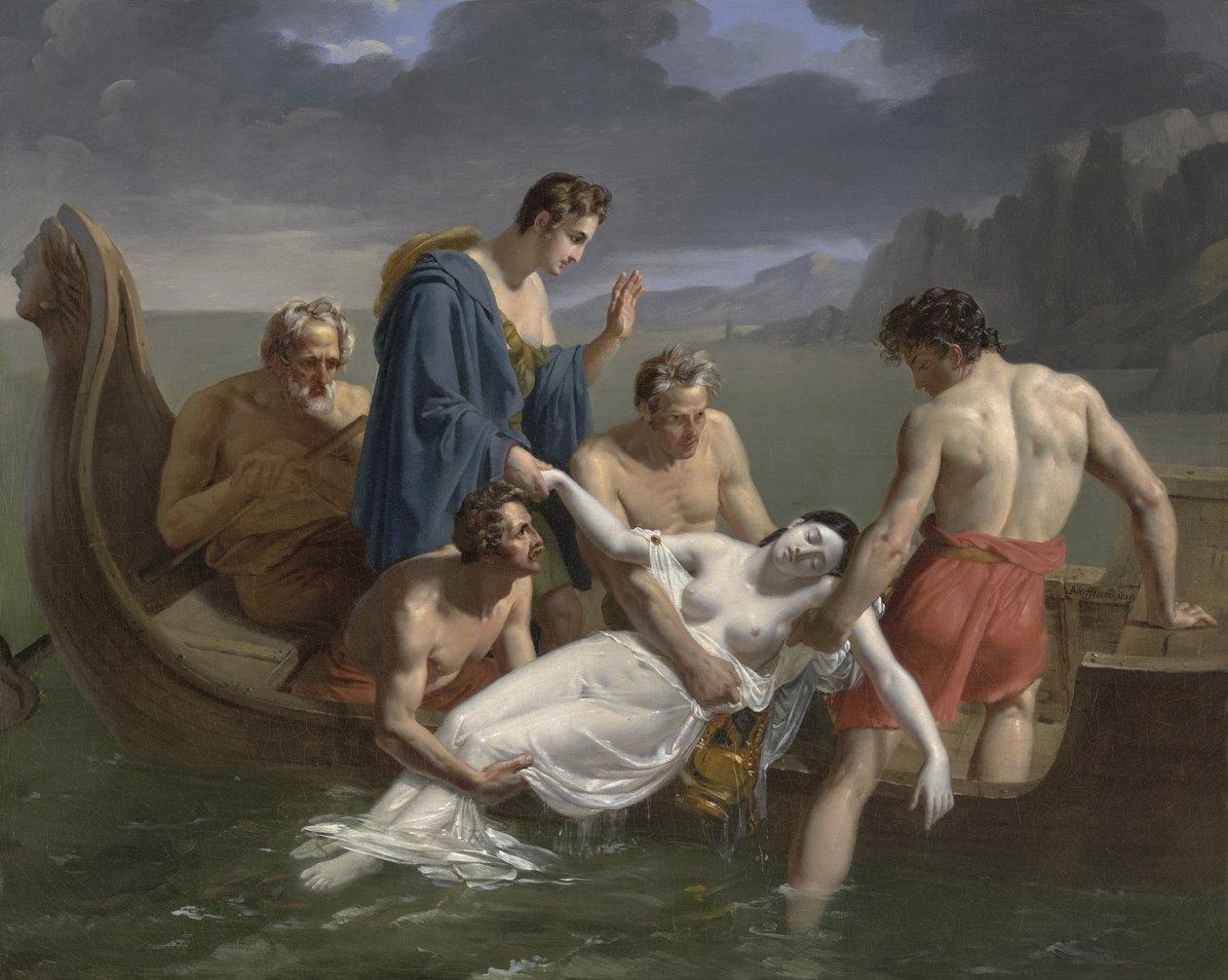 La Mort de Sappho - Pierre Antoine Augustin Vafflard