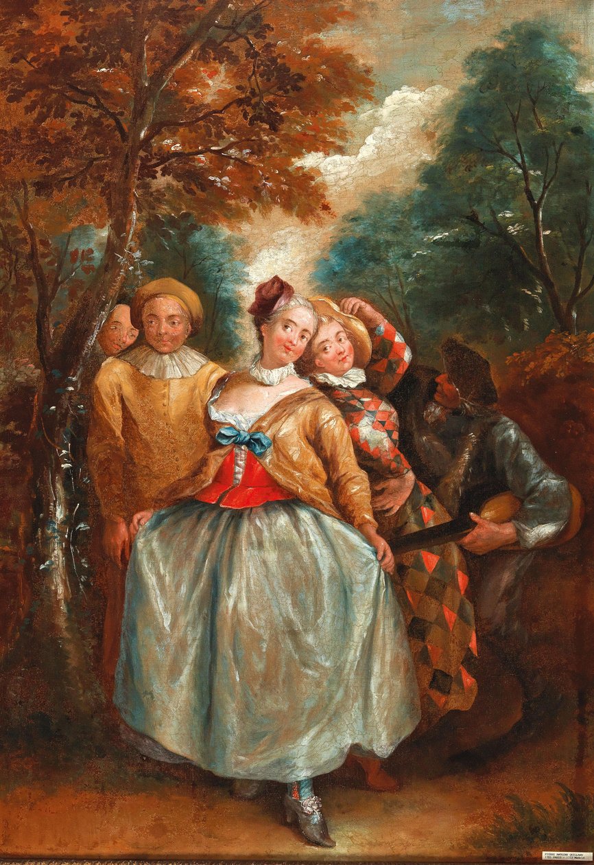Scène de la Commedia dell