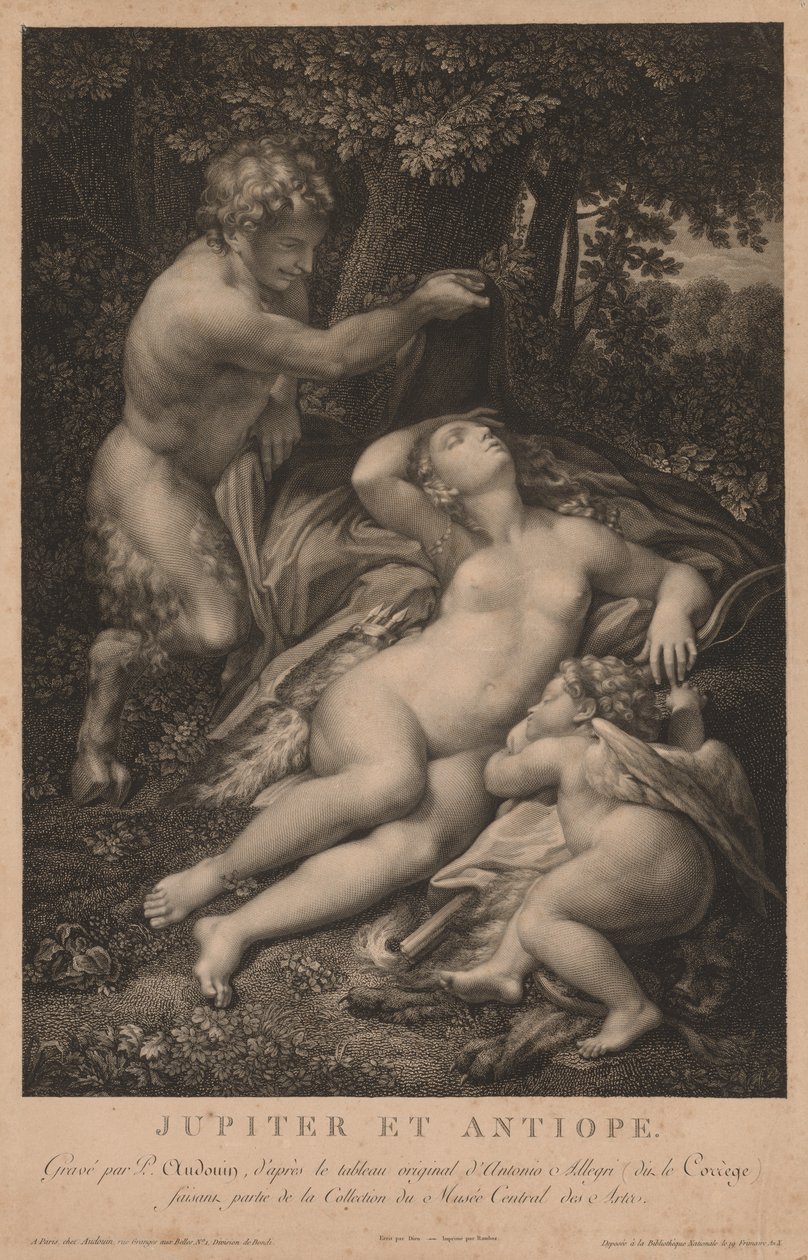 Jupiter et Antiope - Pierre Audouin