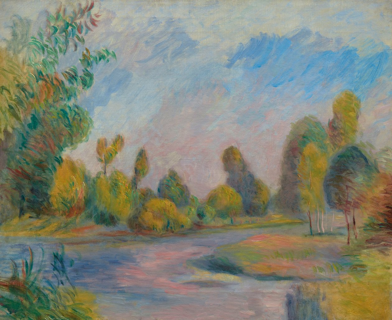 Au bord de la rivière - Pierre-Auguste Renoir