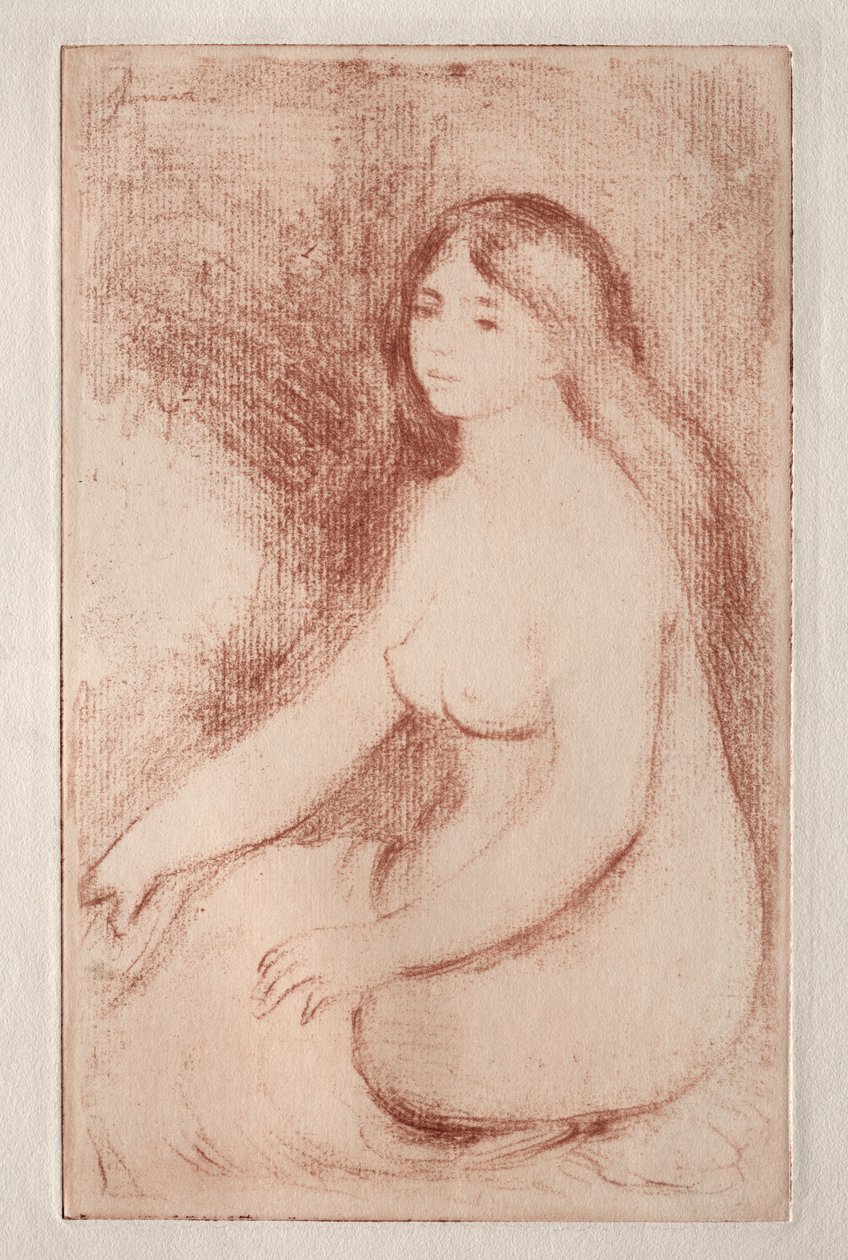 Baigneuse assise, c. 1905 - Pierre Auguste Renoir