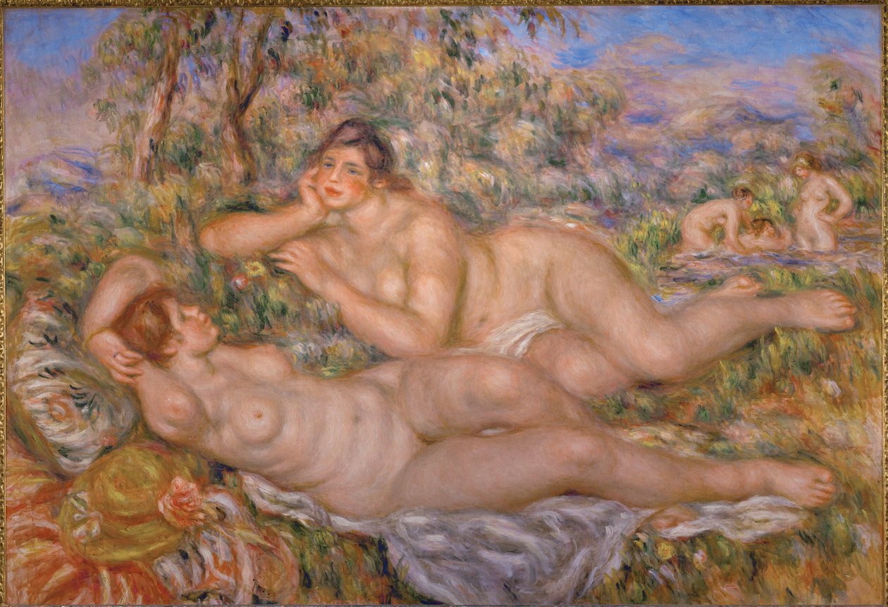 Baigneuses (huile sur toile) - Pierre Auguste Renoir