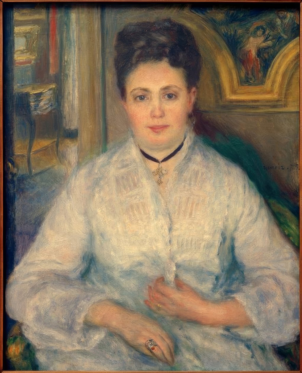 Portrait de Madame Victor Chocquet - Pierre-Auguste Renoir