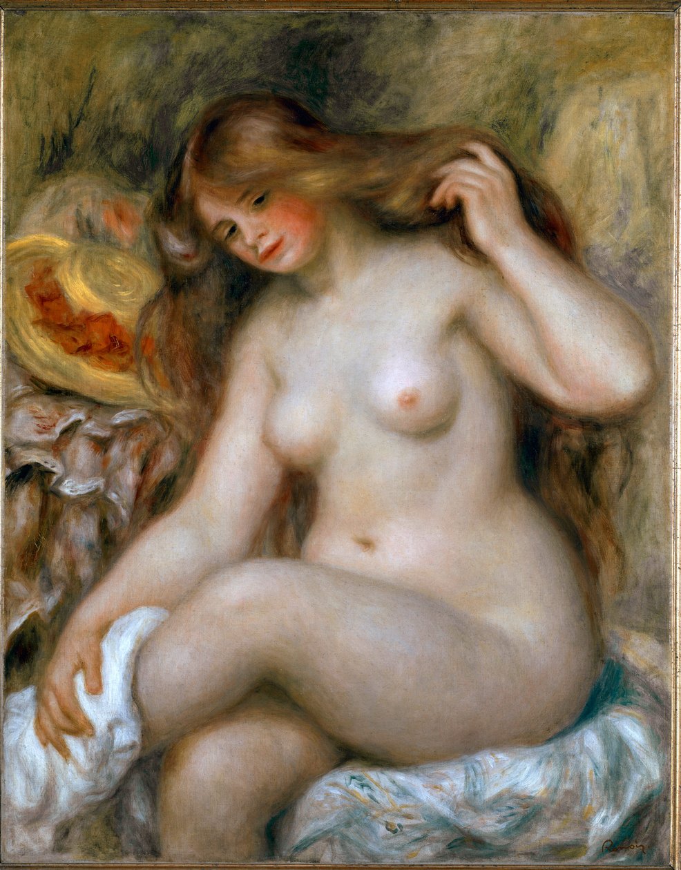 Baigneuse blonde - Pierre Auguste Renoir