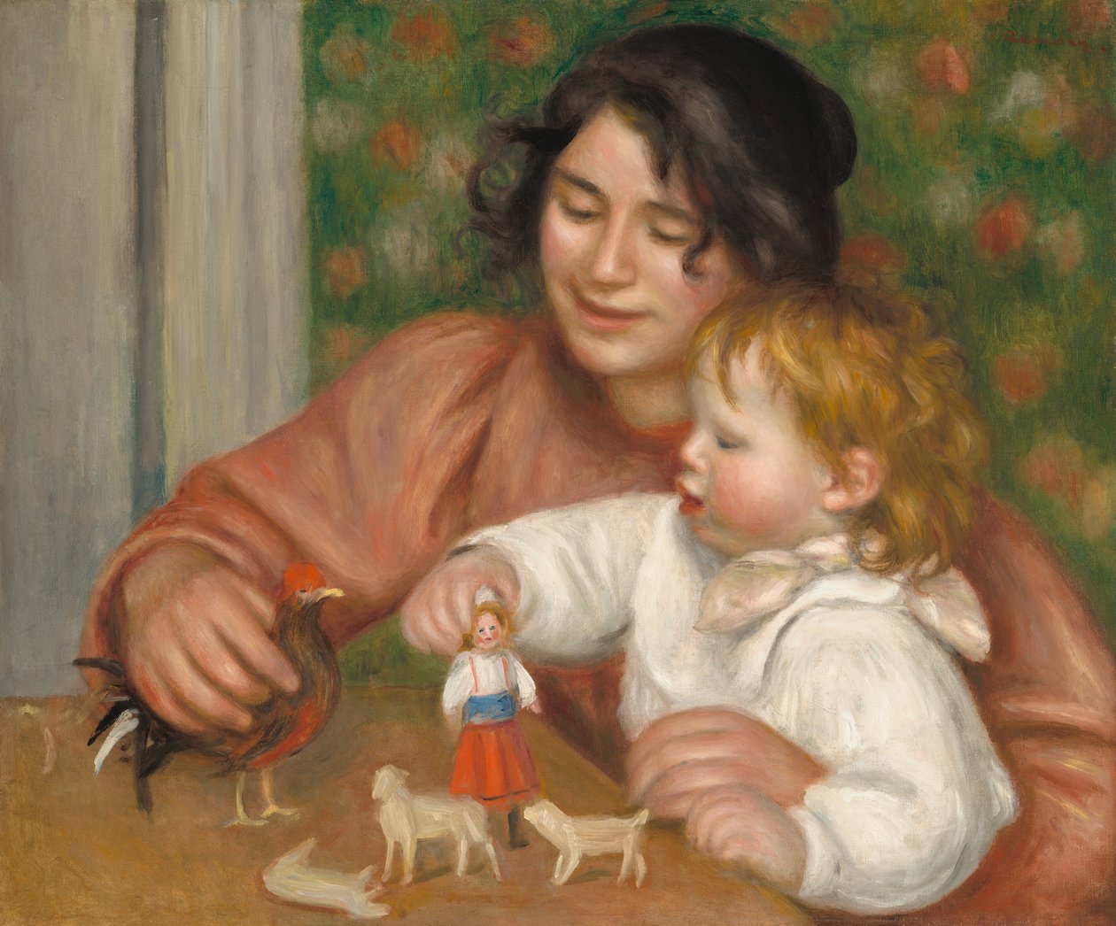 Enfant avec des Jouets - Gabrielle et le Fils de l