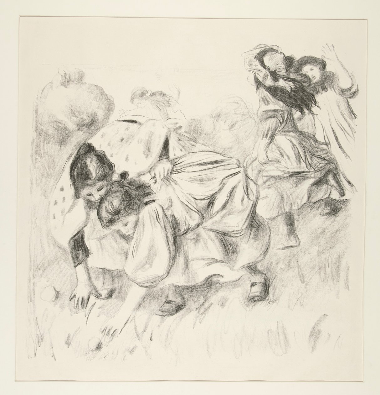 Enfants jouant à la balle - Pierre Auguste Renoir