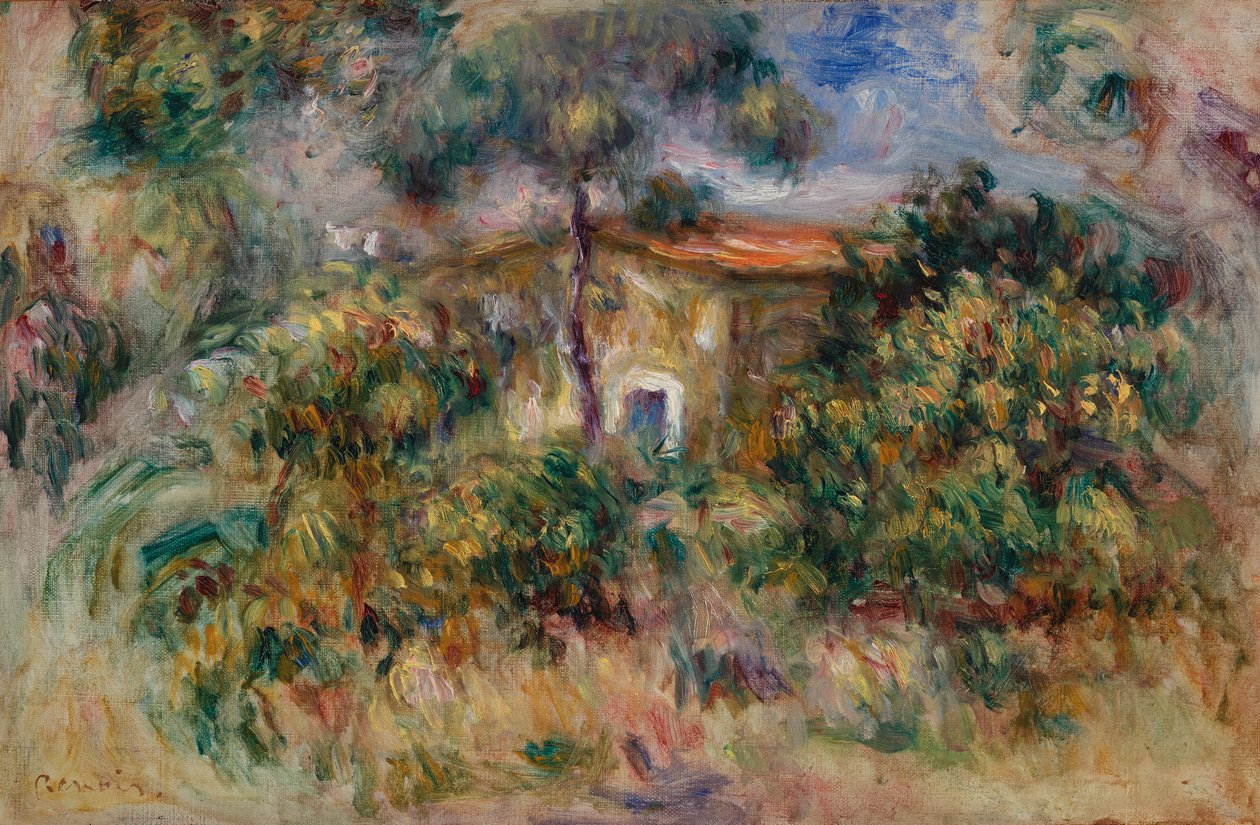 La Ferme - Pierre Auguste Renoir