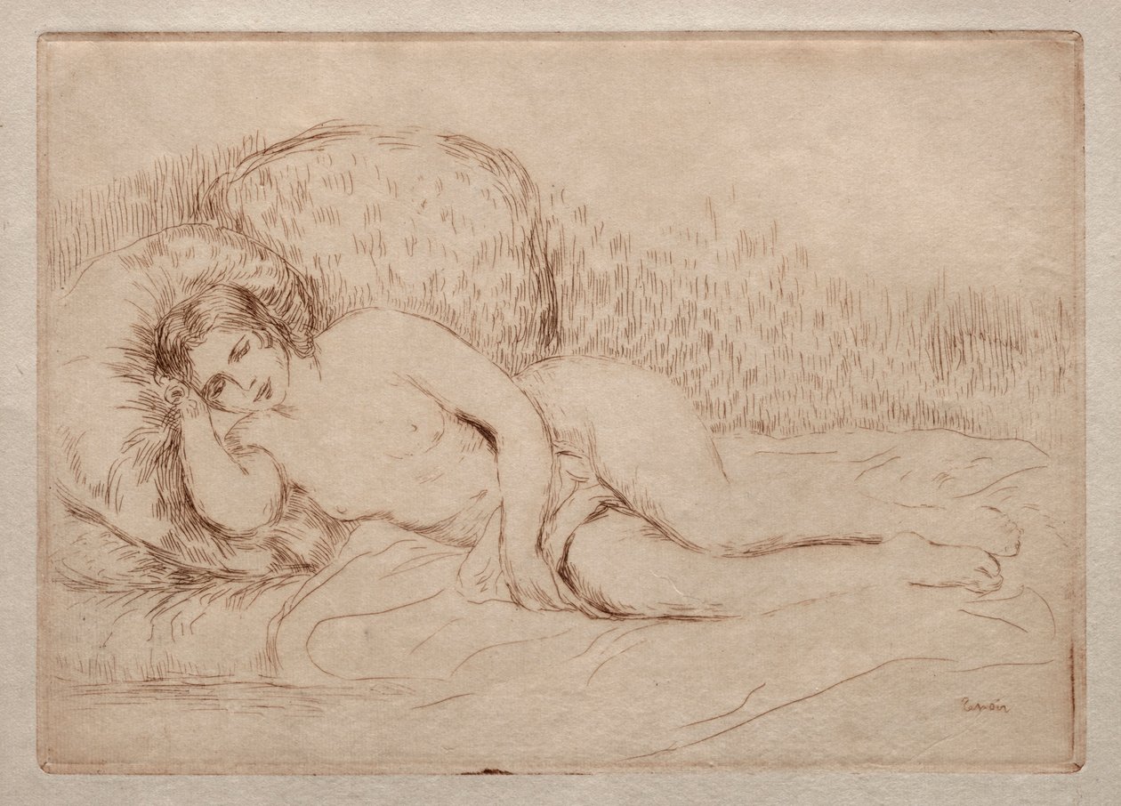 Femme nue couchée, 1906 - Pierre Auguste Renoir