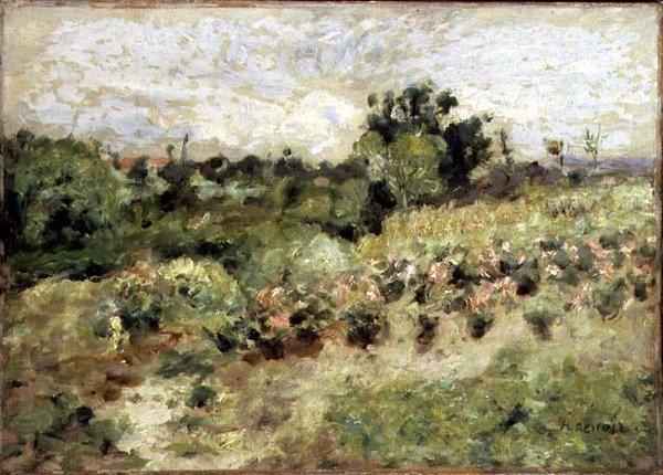 Champ de roses - Pierre-Auguste Renoir