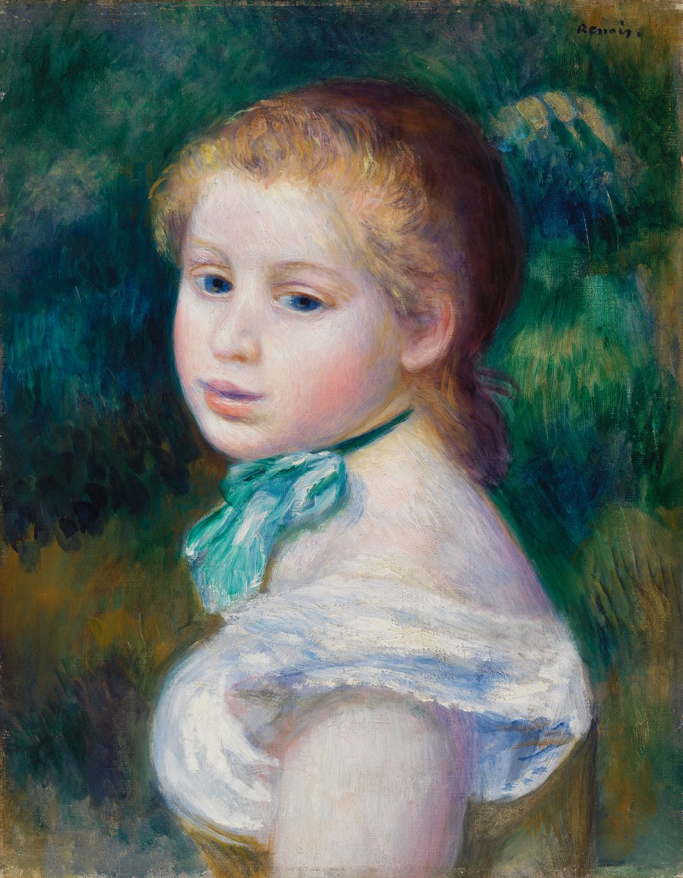 Tête de jeune fille - Pierre Auguste Renoir