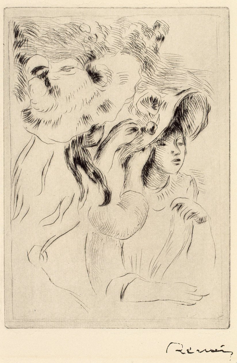 Le Chapeau Epinele - Pierre Auguste Renoir