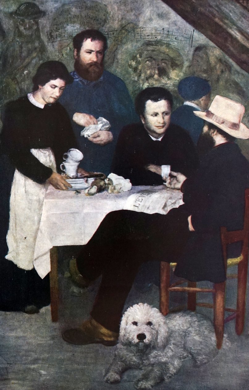 Le cabaret de la Mère Antony à Bourron-Marlotte - Pierre Auguste Renoir