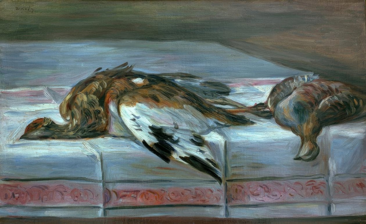Nature morte avec faisan et perdrix - Pierre Auguste Renoir