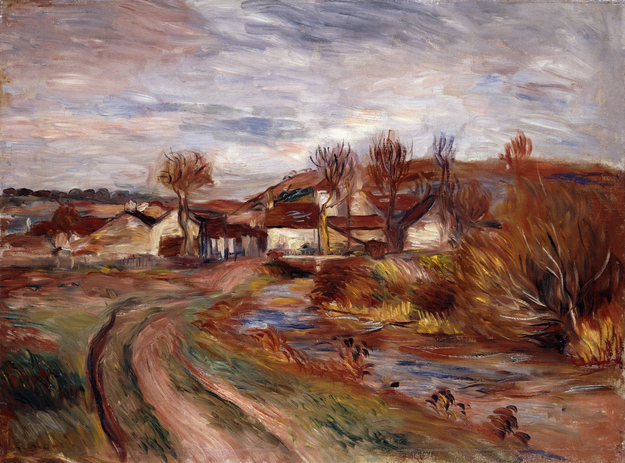 Paysage en Normandie - Pierre Auguste Renoir