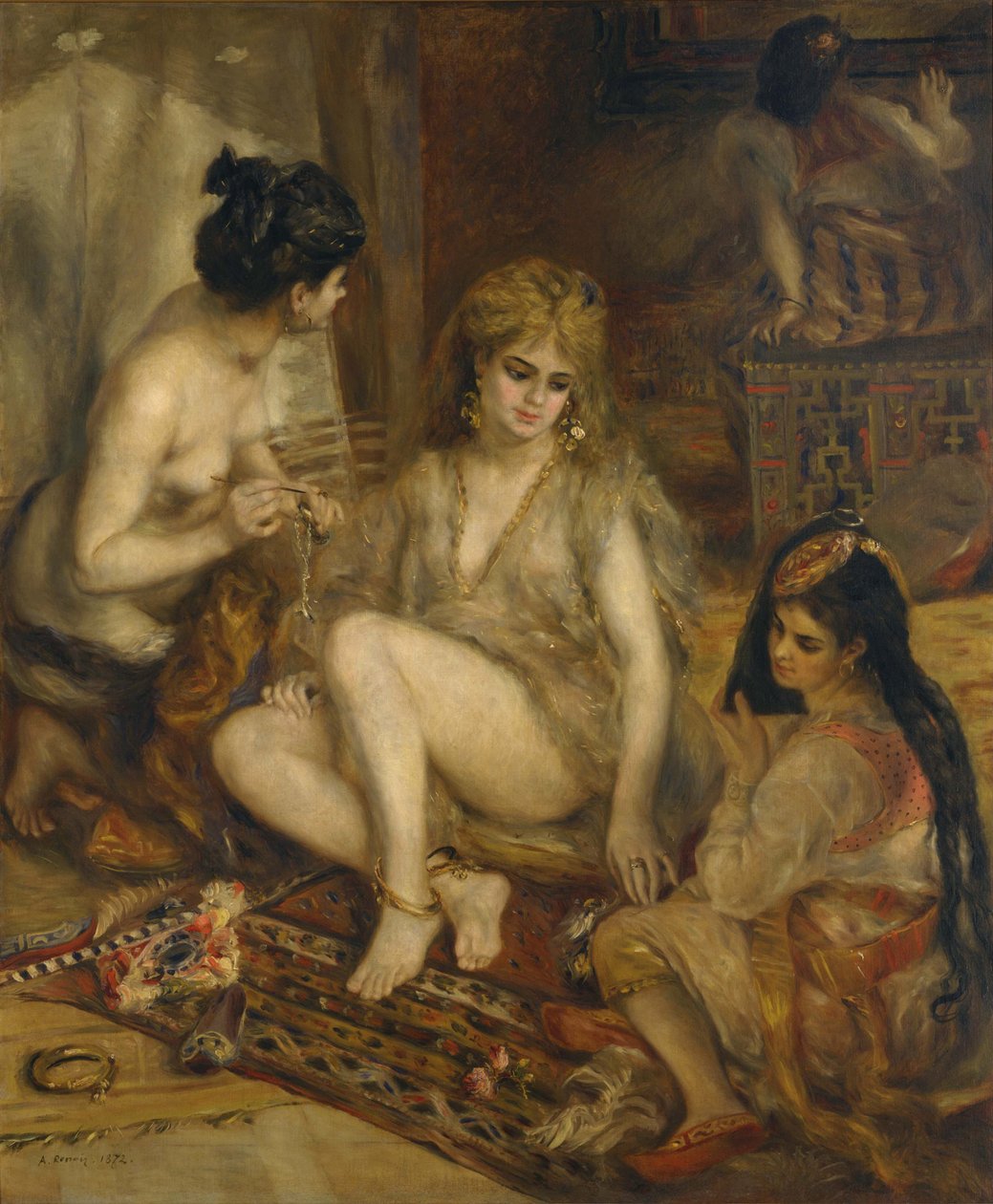 Parisiennes en costume algérien Harem, 1872 - Pierre Auguste Renoir