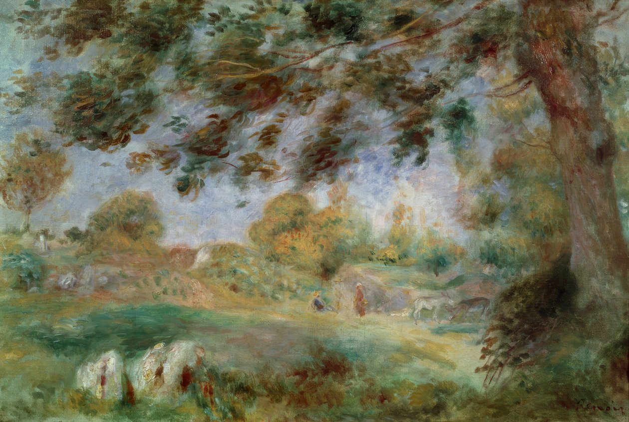 Paysage de printemps - Pierre-Auguste Renoir