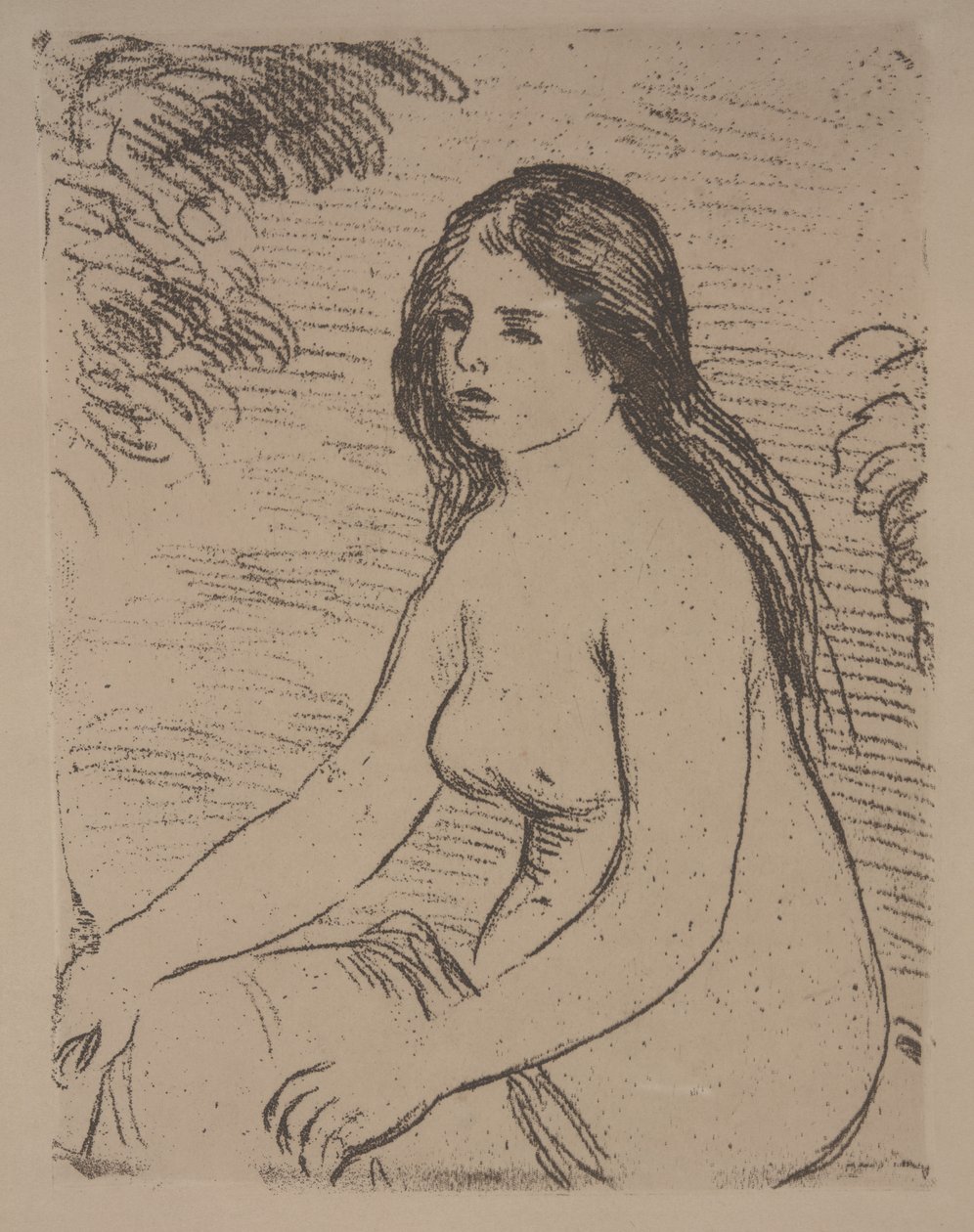 Femme nue assise - Pierre Auguste Renoir