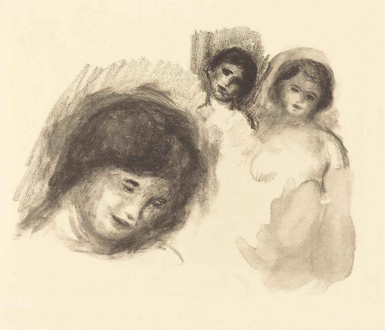 Pierre aux trois croquis - Pierre Auguste Renoir