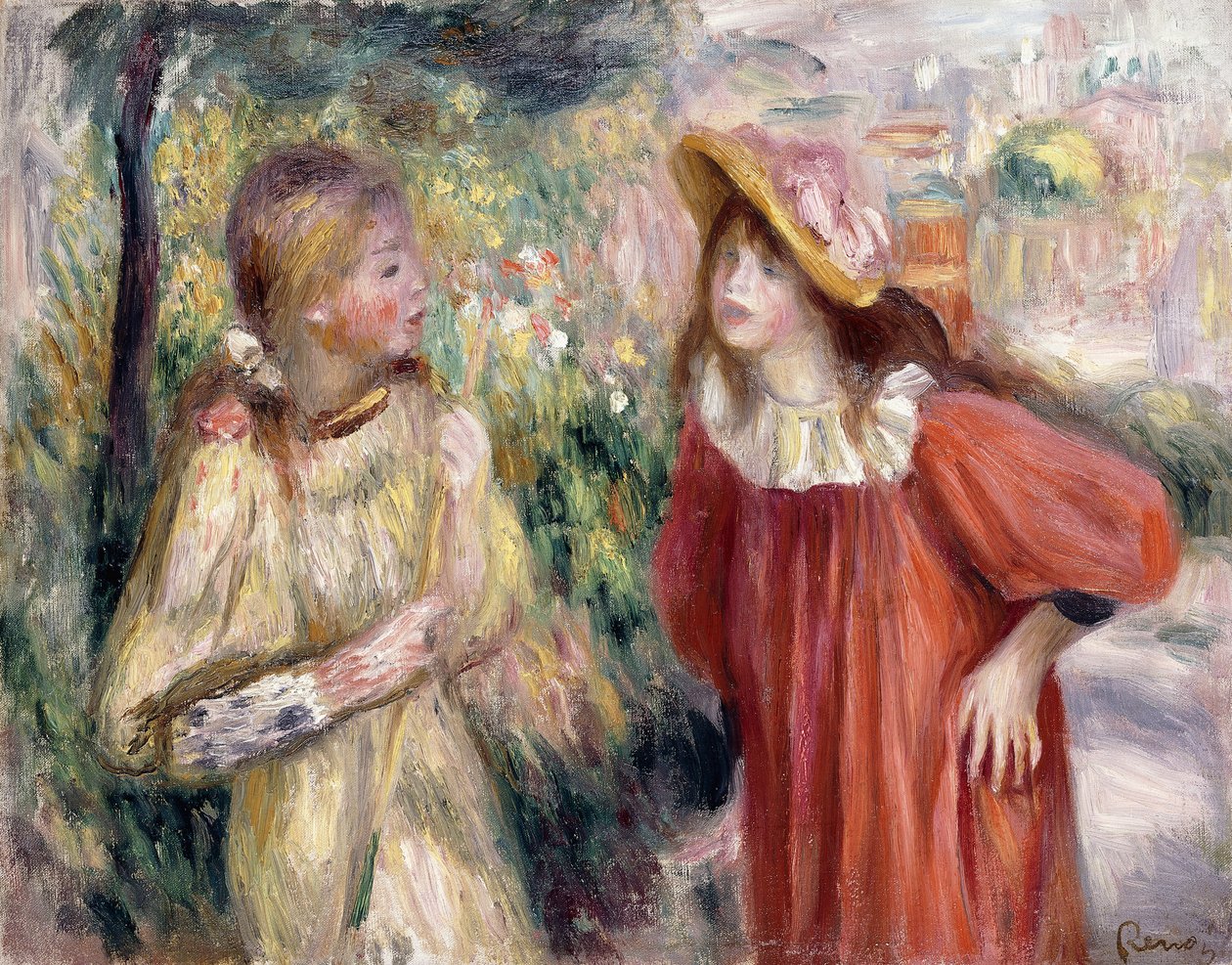 La conversation, 1895 - Pierre-Auguste Renoir